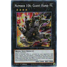 Number 106: Giant Hand Carta yugi LED9-EN053 Super Rare
