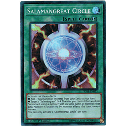 Salamangreat Circle CARTA YUGI SDSB-EN023 Super Rare