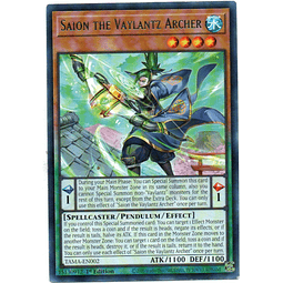 3x Saion The Vaylanz Archer carta yugi TAMA-EN002 Rare