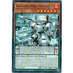 Vaylantz Mad Marquess carta yugi TAMA-EN007 Super Rare