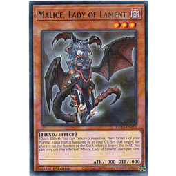 3x Malice, Lady Of Lament carta yugi TAMA-EN051 Rare