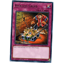 3x Reckless Greed carta yugi TAMA-EN057 Rare