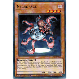 x3 Necroface carta yugi LDS3-EN006 Common