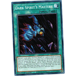 x3 Dark Spirit's Mastery carta yugi LDS3-EN017 Common