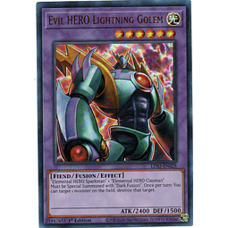 Evil HERO Lightning Golem carta yugi LDS3-EN028 Ultra Rare