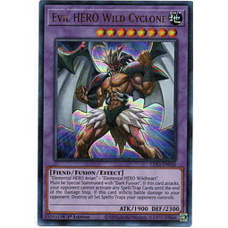 Evil HERO Wild Cyclone carta yugi LDS3-EN030 Ultra Rare