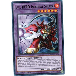 x3 Evil HERO Infernal Sniper carta yugi LDS3-EN031 Common