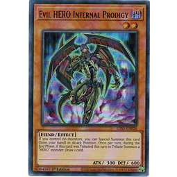 Evil HERO Infernal Prodigy carta yugi LDS3-EN024 Ultra Rare