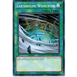x3 Earthbound Whirlwind carta yugi LDS3-EN054 Common
