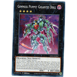 Gimmick Puppet Gigantes Doll carta yugi LDS3-EN067 Common