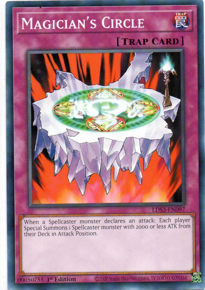 Magician's Circle carta yugi LDS3-EN097 Common