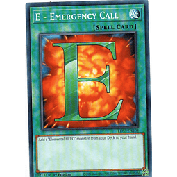 E - Emergency Call carta yugi LDS3-EN108 Common