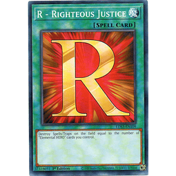 R - Righteous Justice carta yugi LDS3-EN109 Common