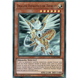 Dragon Hieratico De Tefnuit carta yugi DUPO-SP080 Ultra Rare