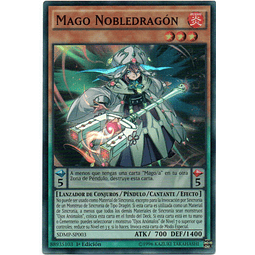 Mago Nobledragon carta yugi SDMP-SP003 Super Rare
