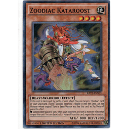 Zoodiac Kataroost carta yugi RATE-ENSE3 Super Rare