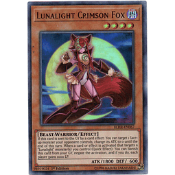 Lunalight Crimson Fox carta yugi BLHR-EN067 Ultra Rare