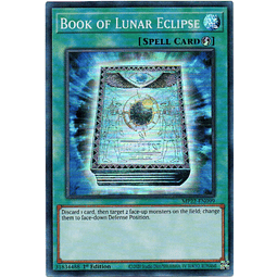 Book of Lunar Eclipse Carta Yugi de Rareza Super Rare De la edicion MP22-EN099