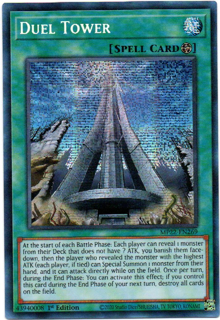 Duel Tower Carta Yugi MP22-EN269 Prismatic Secret Rare