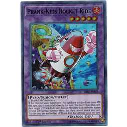 Prank-Kids Rocket Ride HISU-EN017 Carta Yugi De Rareza Super Rare