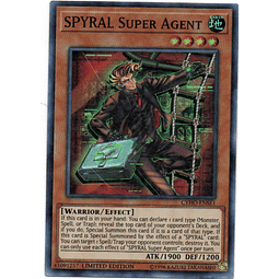 Spyral Super Agent CYHO-ENSE1 Carta Yugi De Rareza Super Rare