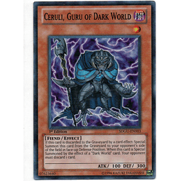 Ceruli, Guru Of Dark World SDGU-EN003 Carta Yugi De Rareza Super Rare