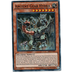 Ancient Gear Hydra SR03-EN002 Carta Yugi De Rareza Super Rare