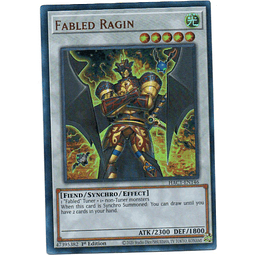 Fabled Ragin HAC1-EN146 Carta Yugi De Rareza Ultra Rare