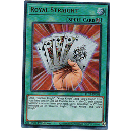Royal Straight BLCR-EN002 Carta Yugi De Rareza Ultra Rare