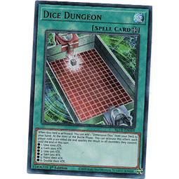 Dice Dungeon BLCR-EN005 Carta Yugi De Rareza Ultra Rare