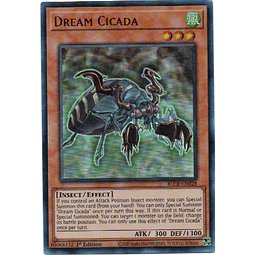 Dream Cicada BLCR-EN028 Carta Yugi De Rareza Ultra Rare