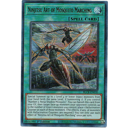 Ninjitsu Art of Mosquito Marching BLCR-EN030 Carta Yugi De Rareza Ultra Rare