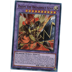 Raijin the Breakbolt Star BLCR-EN037 Carta Yugi De Rareza Ultra Rare