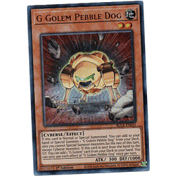 G Golem Pebble Dog BLCR-EN041 Carta Yugi De Rareza Ultra Rare