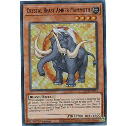 Crystal Beast Amber Mammoth BLCR-EN051 Carta Yugi De Rareza Ultra Rare