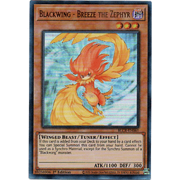 Blackwing - Breeze the Zephyr BLCR-EN061 Carta Yugi De Rareza Ultra Rare