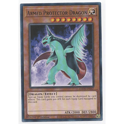 Armed Protector Dragon carta yugi AMDE-EN047 Rare