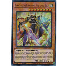 Orphebull the Harmonious Bullfighter Bard carta yugioh PHHY-EN082