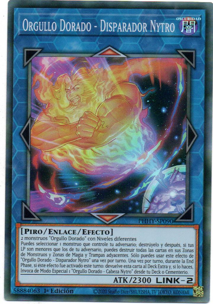 Gold Pride - Nytro Blaster carta yugioh PHHY-SP090