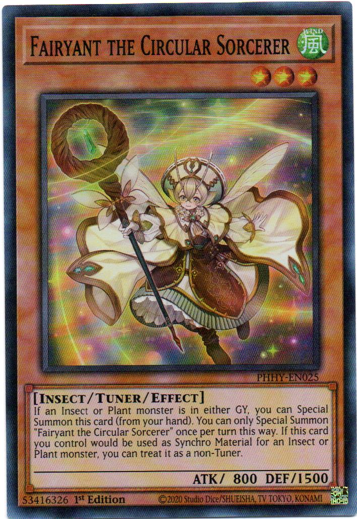 Fairyant the Circular Sorcerer carta yugioh PHHY-EN025