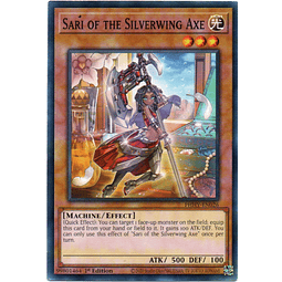 Sari of the Silverwing Axe carta yugioh PHHY-EN026