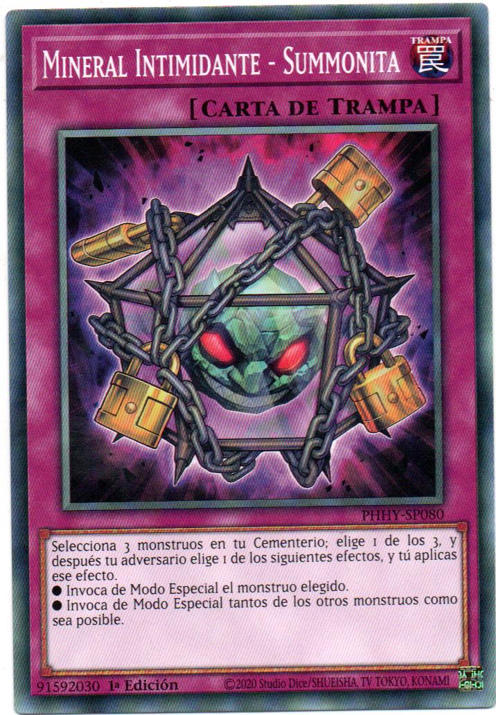 Intimidating Ore - Summonite carta yugioh (Español) PHHY-SP080