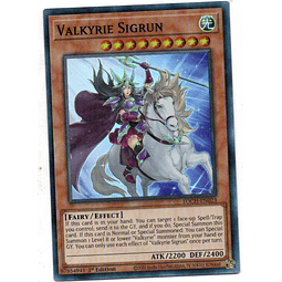 Valkyrie Sigrun carta yugi TOCH-EN023 Super Rara