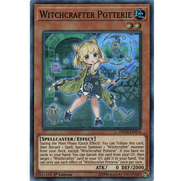 Witchcrafter Potterie carta yugi INCH-EN014 Super Rara