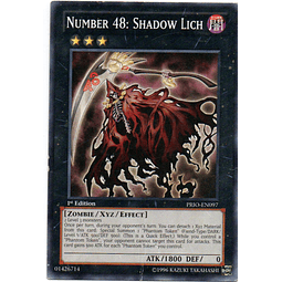 Number 48: Shadow Lich carta yugi PRIO-EN097 Comun