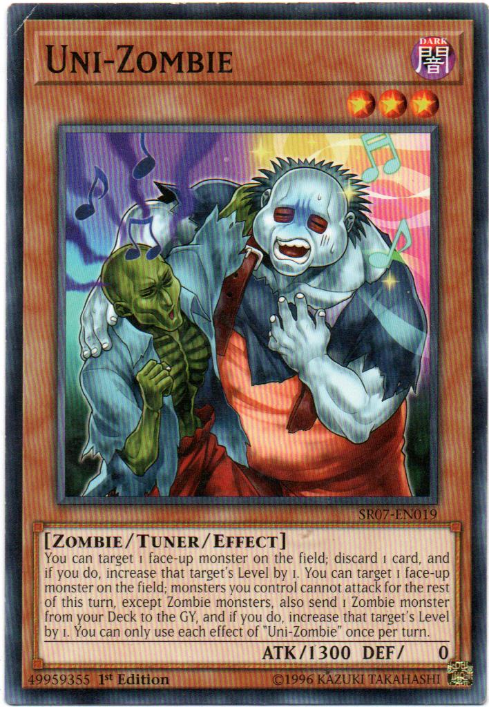 Uni-Zombie carta yugi SR07-EN019 Common