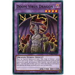Doom Virus Dragon carta yugi LEDD-ENA37 Common