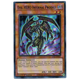 Evil HERO Infernal Prodigy Carta yugi LDS3-EN024 Ultra Rare