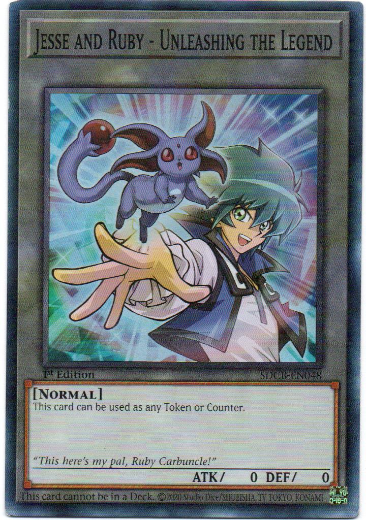 Jesse And Ruby - Unleashing The Legend Carta yugi SDCB-EN048 Common