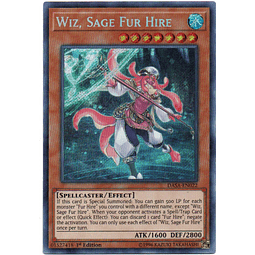 Wiz, Sage Fur Hire Carta yugi DASA-EN022 Secret Rare